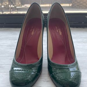 Brand new Kate Spade dark green heels